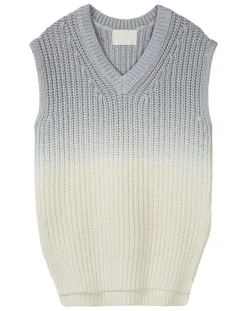 Marc O'Polo Pulls|Pull 100% Coton Bio Tie & Dye bleu/blanc