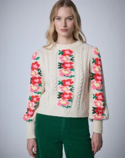 Manoush Pulls|Pull 100% Laine Heidi ecru