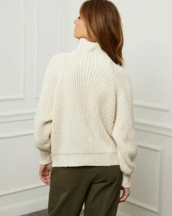 Fleur de cachemire Pulls|Pull 100% Laine Noa beige