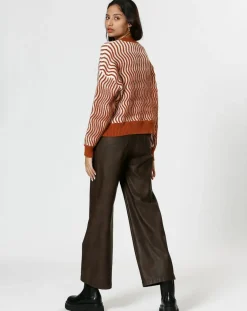 The Korner Pulls|Pull Alicia marron/crème