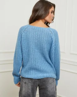 L'Armoire de Suzette Pulls|Pull Camille bleu