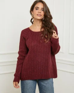 L'Armoire de Suzette Pulls|Pull Camille bordeaux