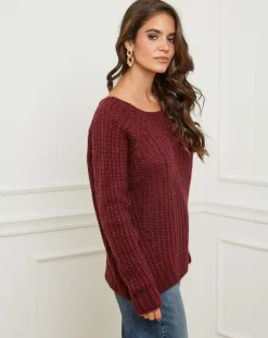 L'Armoire de Suzette Pulls|Pull Camille bordeaux