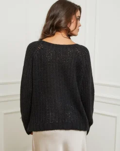 L'Armoire de Suzette Pulls|Pull Camille noir
