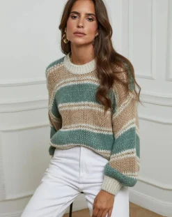 L'Armoire de Suzette Pulls|Pull Charlotte menthe