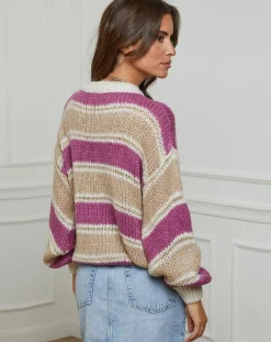 L'Armoire de Suzette Pulls|Pull Charlotte rose