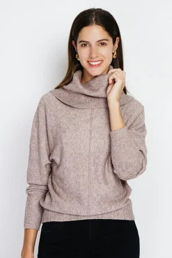 Assuili Pulls|Pull col boule désert