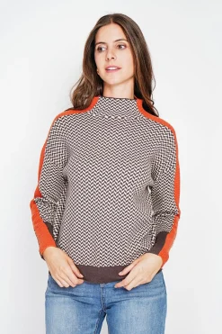 C&Jo Pulls|Pull col montant café