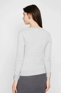 C&Jo Pulls|Pull col rond classique givre