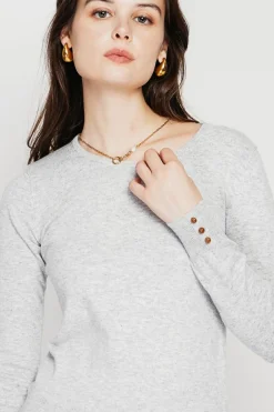 C&Jo Pulls|Pull col rond classique givre