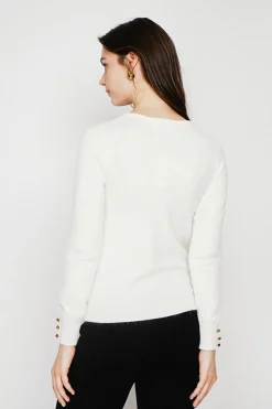 C&Jo Pulls|Pull col rond classique naturel