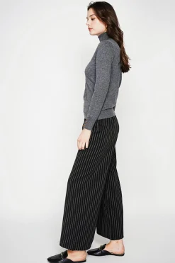 C&Jo Sweats|Pull col roulé classique loup