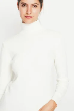 Assuili Sweats|Pull col roulé classique naturel