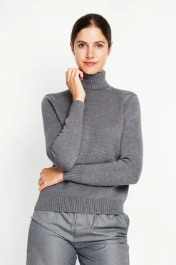 Assuili Sweats|Pull col roulé fourré loup