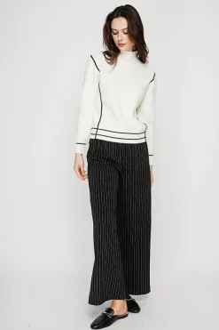 C&Jo Pulls|Pull col roulé montant naturel