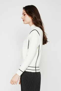 C&Jo Pulls|Pull col roulé montant naturel