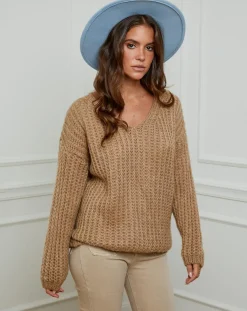 L'Armoire de Suzette Pulls|Pull Constance camel