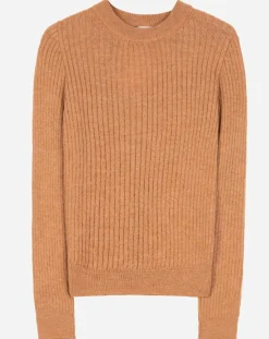 An'ge Pulls|Pull Emma en Maille mélangée camel