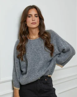 L'Armoire de Suzette Pulls|Pull Emma gris