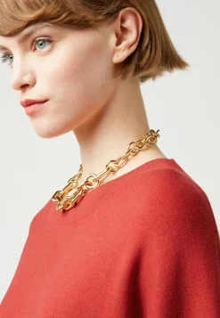 Rodier Pulls|Pull Emmeline col rond orange rouille