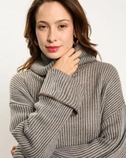 Lauren Vidal Pulls|Pull en Alpaga & Laine mélangés Naos ciel