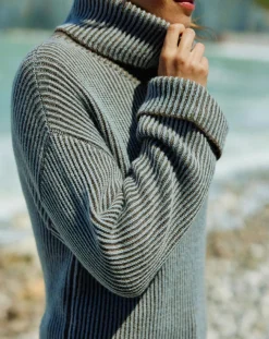 Lauren Vidal Pulls|Pull en Alpaga & Laine mélangés Naos ciel