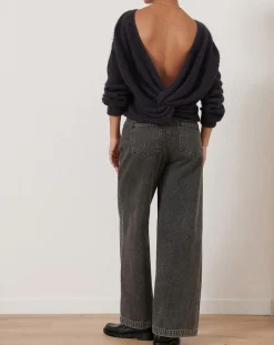 Garance Paris Pulls|Pull en Angora mélangé Kiwi charbon