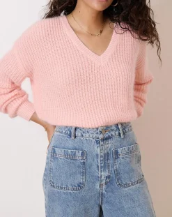 Garance Paris Pulls|Pull en Angora mélangé Tiago rose