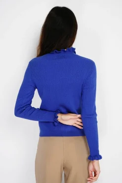 C&Jo Pulls|Pull en Cachemire & Soie mélangés col montant royal