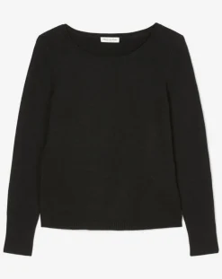 Marc O'Polo Pulls|Pull en Coton, Laine & Alpaga mélangés Basique noir