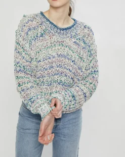 Isabel Marant Pulls|Pull en grosse maille Allen multicolore