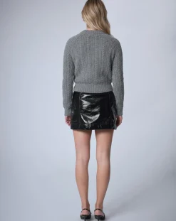 Manoush Pulls|Pull en Laine & Alpaga mélangés Torsade gris