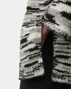 Marc O'Polo Pulls|Pull en Laine & Alpaga mélangés noir/gris