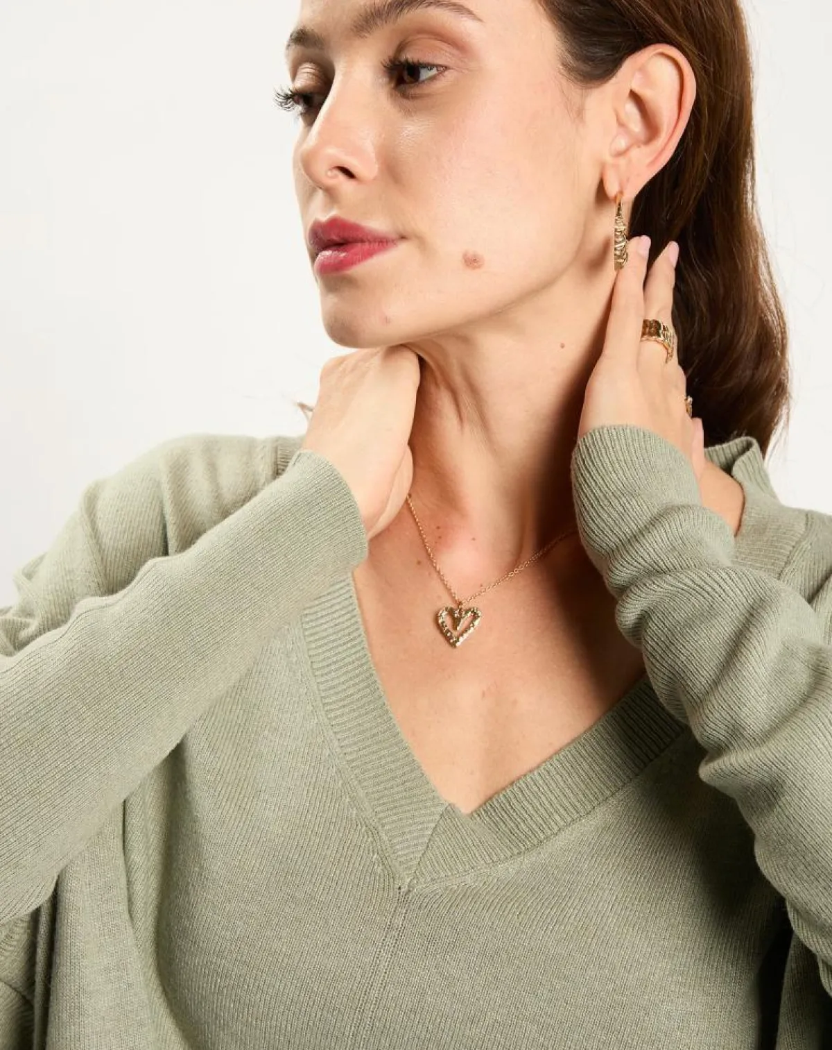 Lauren Vidal Pulls|Pull en Laine & Cachemire mélangés Naos amande