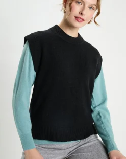 Galeries Lafayette Pulls|Pull en Laine & Cachemire Solal noir