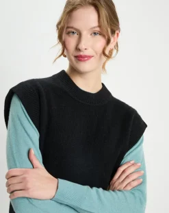 Galeries Lafayette Pulls|Pull en Laine & Cachemire Solal noir