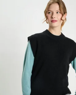 Galeries Lafayette Pulls|Pull en Laine & Cachemire Solal noir