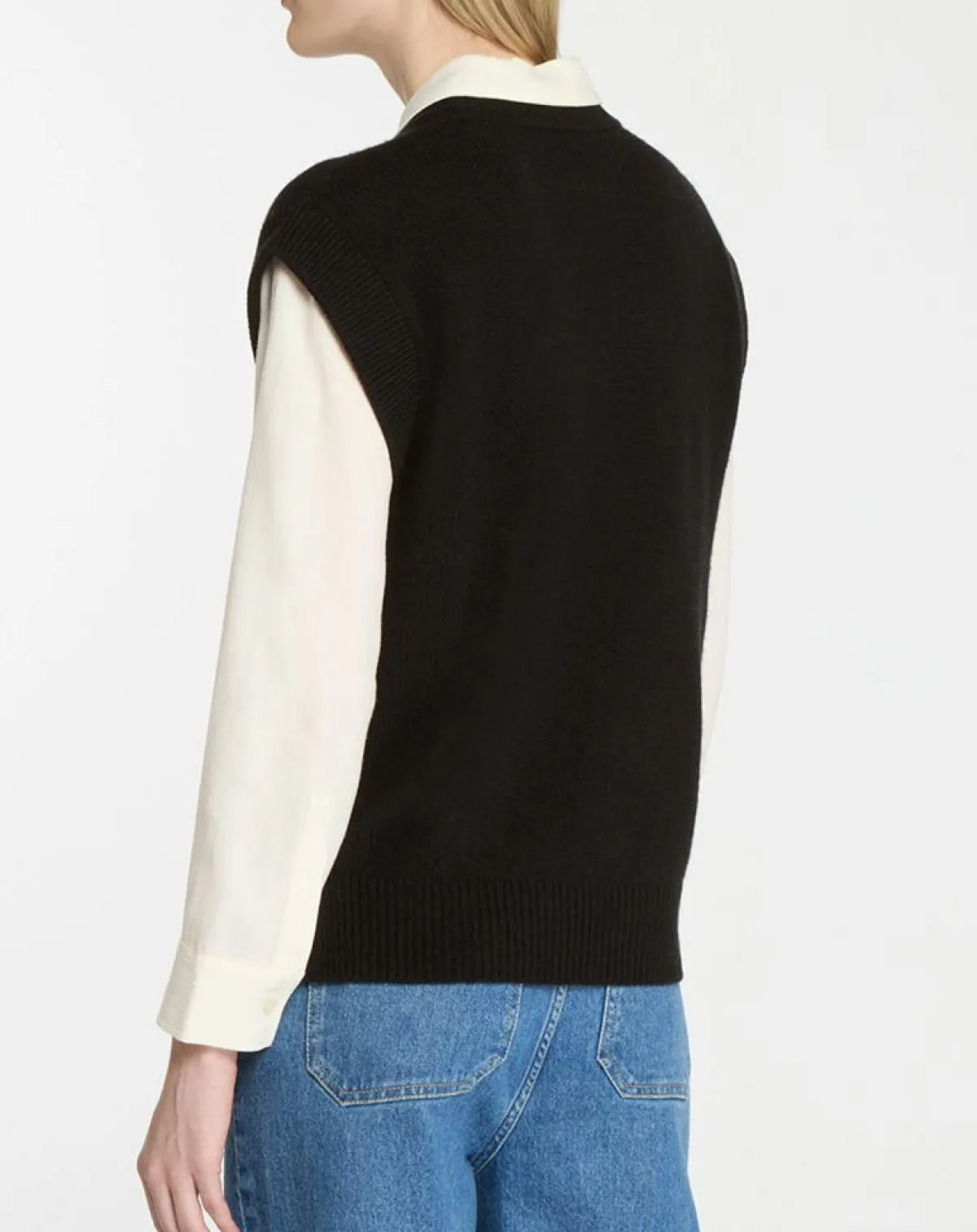 Galeries Lafayette Pulls|Pull en Laine & Cachemire Solal noir