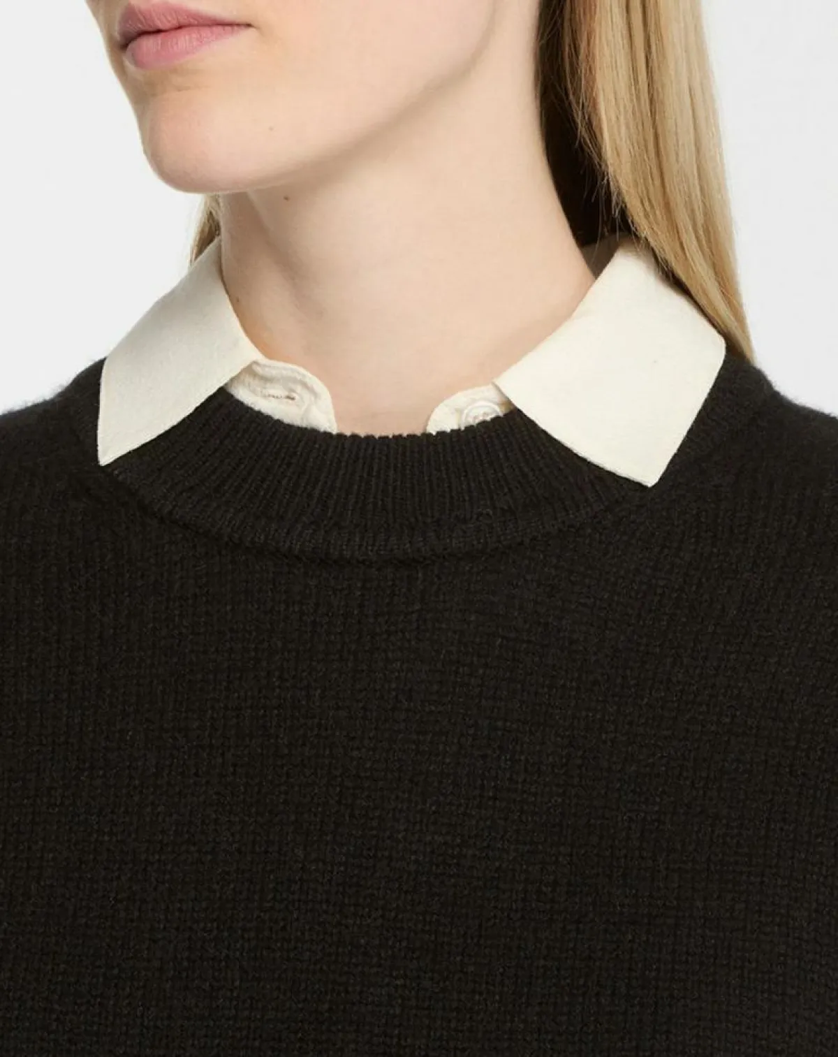 Galeries Lafayette Pulls|Pull en Laine & Cachemire Solal noir