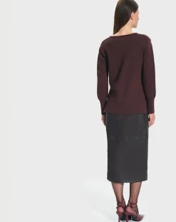 Zapa Pulls|Pull en Laine & Coton Nalani chocolat