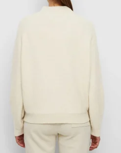 Marc O'Polo Pulls|Pull en Laine bouclée col cheminé écru