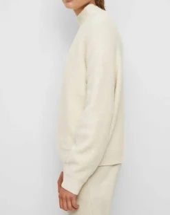 Marc O'Polo Pulls|Pull en Laine bouclée col cheminé écru