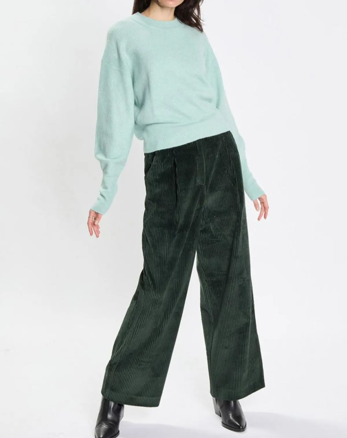 Marc O'Polo Pulls|Pull en Laine mélangée & Alpaga bleu clair