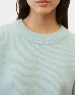 Marc O'Polo Pulls|Pull en Laine mélangée & Alpaga bleu clair