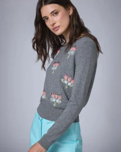 Manoush Pulls|Pull en Laine mélangée BCBG gris