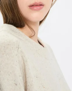 Marc O'Polo Pulls|Pull en Laine mélangée écru