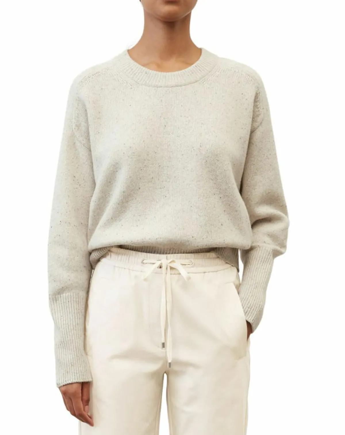 Marc O'Polo Pulls|Pull en Laine mélangée écru