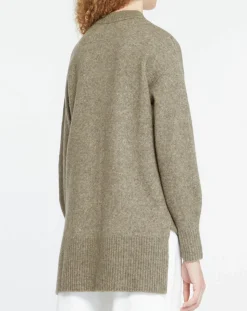 Yerse Pulls|Pull en Laine mélangée Danae kaki