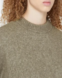 Yerse Pulls|Pull en Laine mélangée Danae kaki