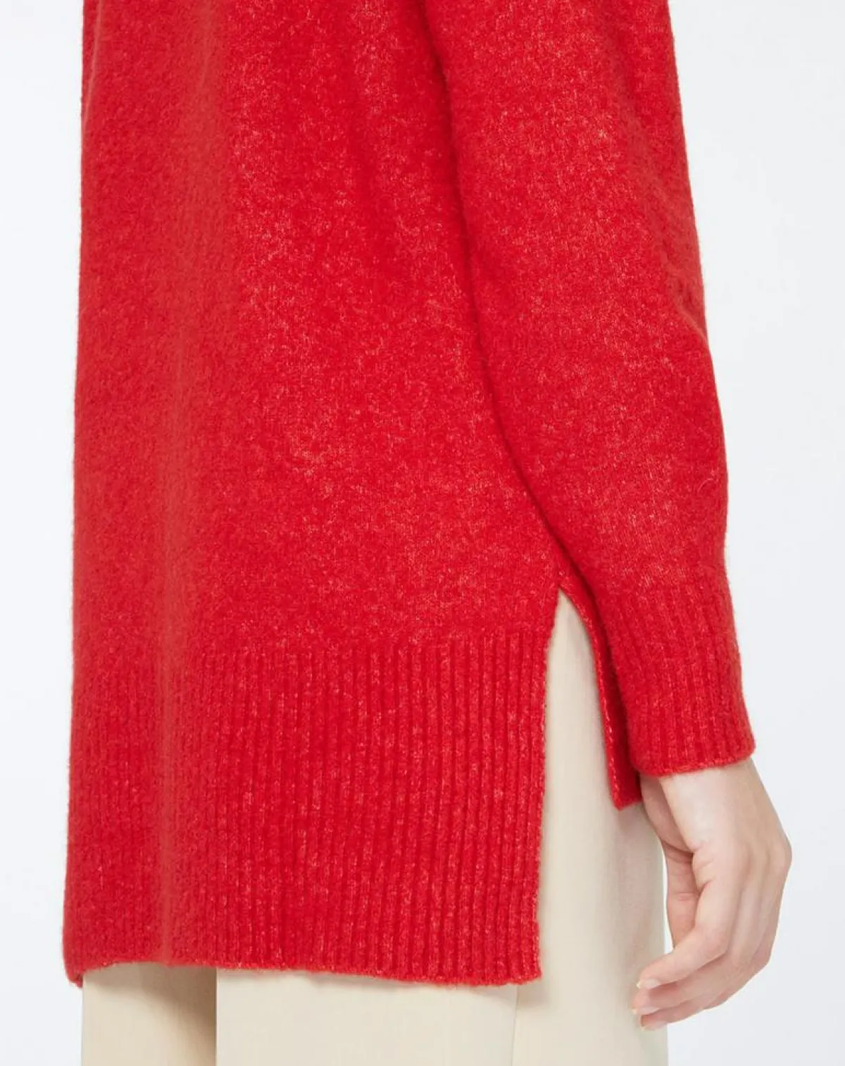 Yerse Pulls|Pull en Laine mélangée Danae rouge